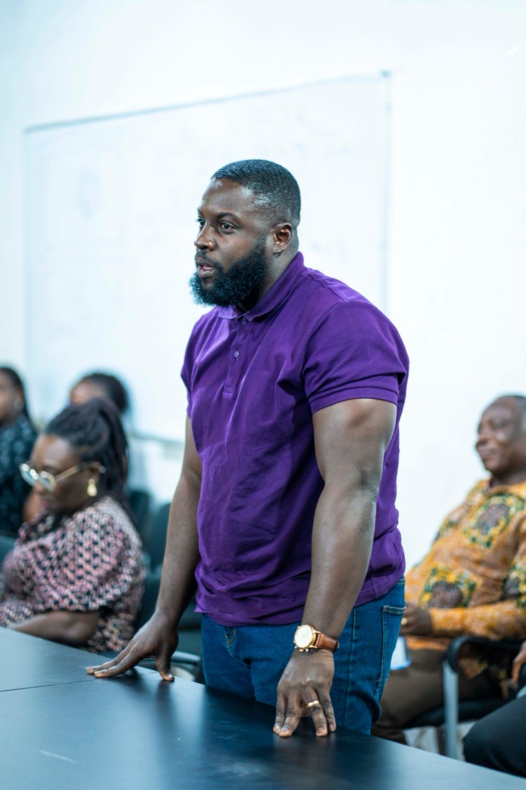 Dr. Ian Asare at Orientation